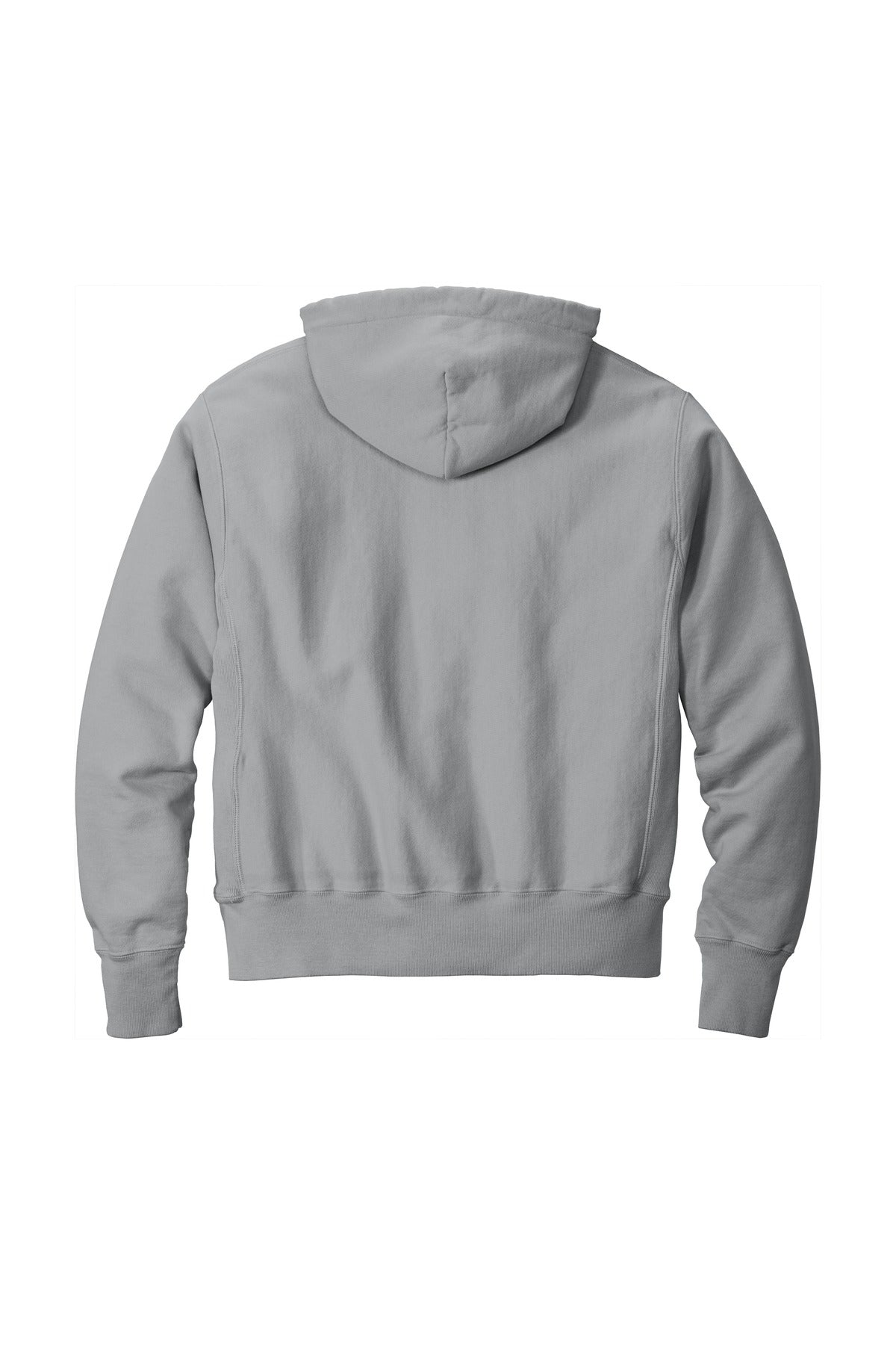Champion Reverse Weave Garment-Dyed Hooded Sweatshirt - Concrete - flat back