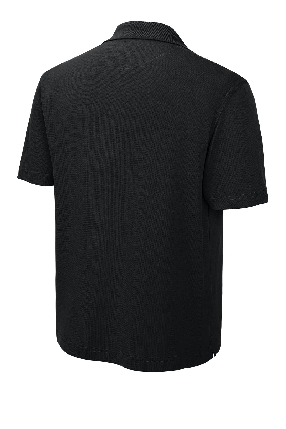 Sport-Tek Dri-Mesh Polo - Black - flat back