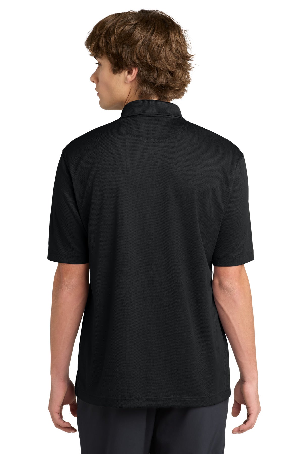 Sport-Tek Dri-Mesh Polo - Black - back