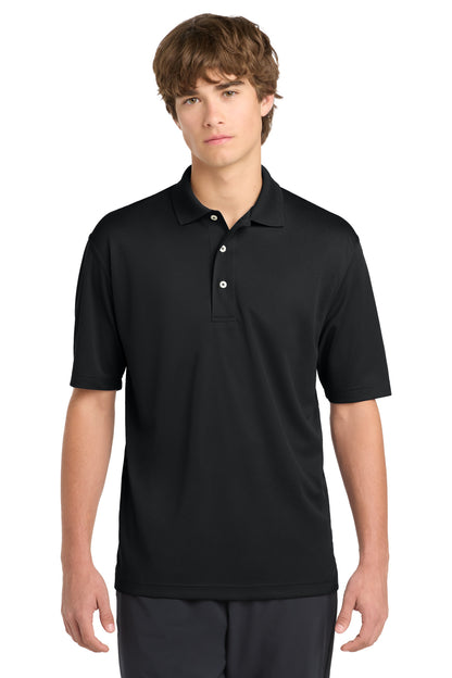 Sport-Tek Dri-Mesh Polo - Black - front