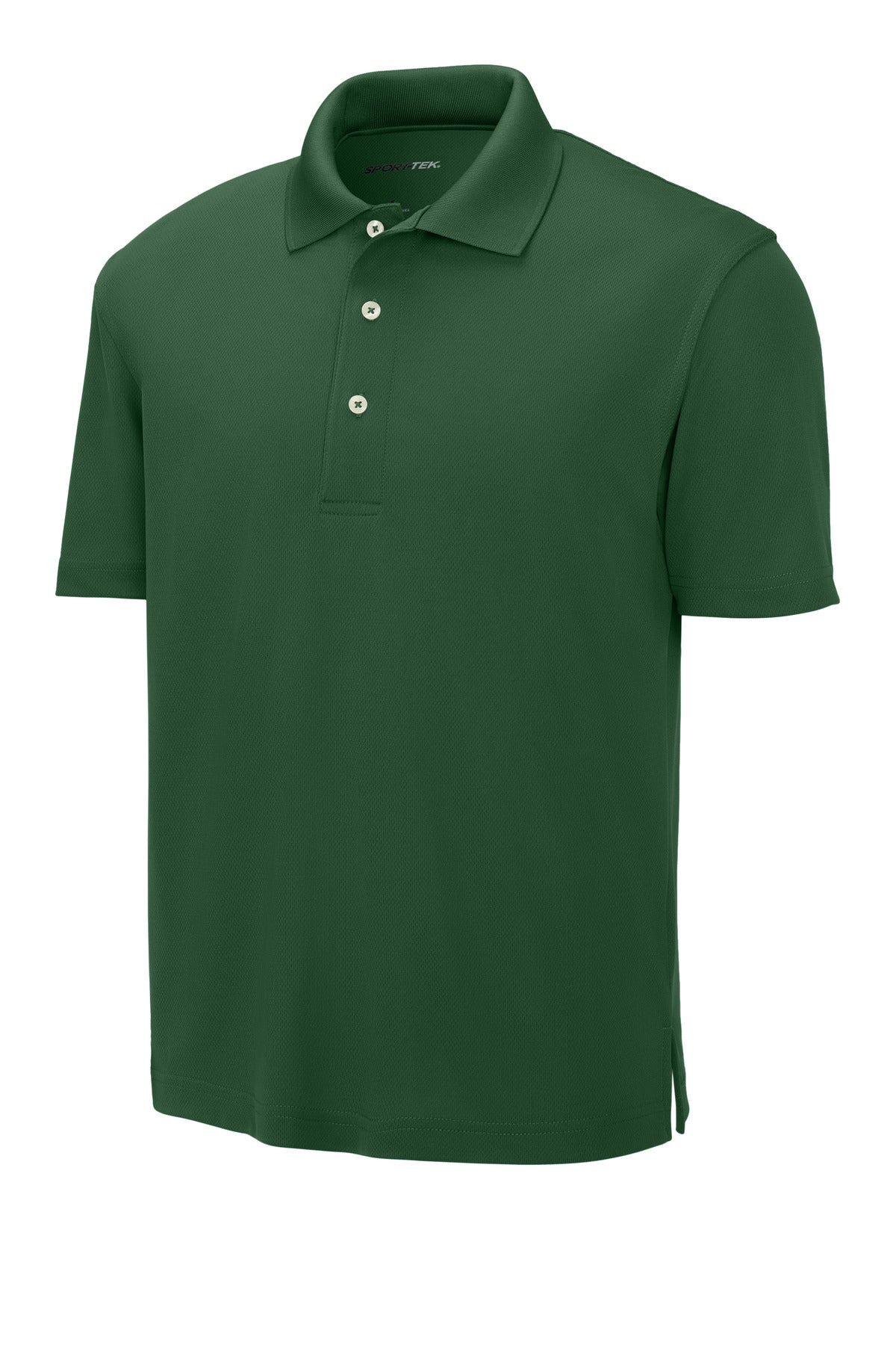Sport-Tek Dri-Mesh Polo - Forest Green - flat front