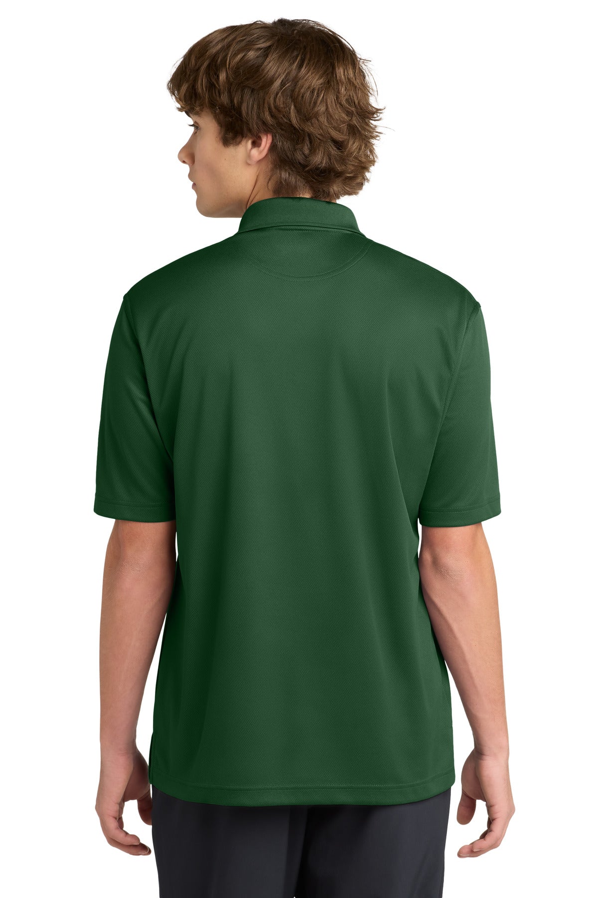 Sport-Tek Dri-Mesh Polo - Forest Green - back