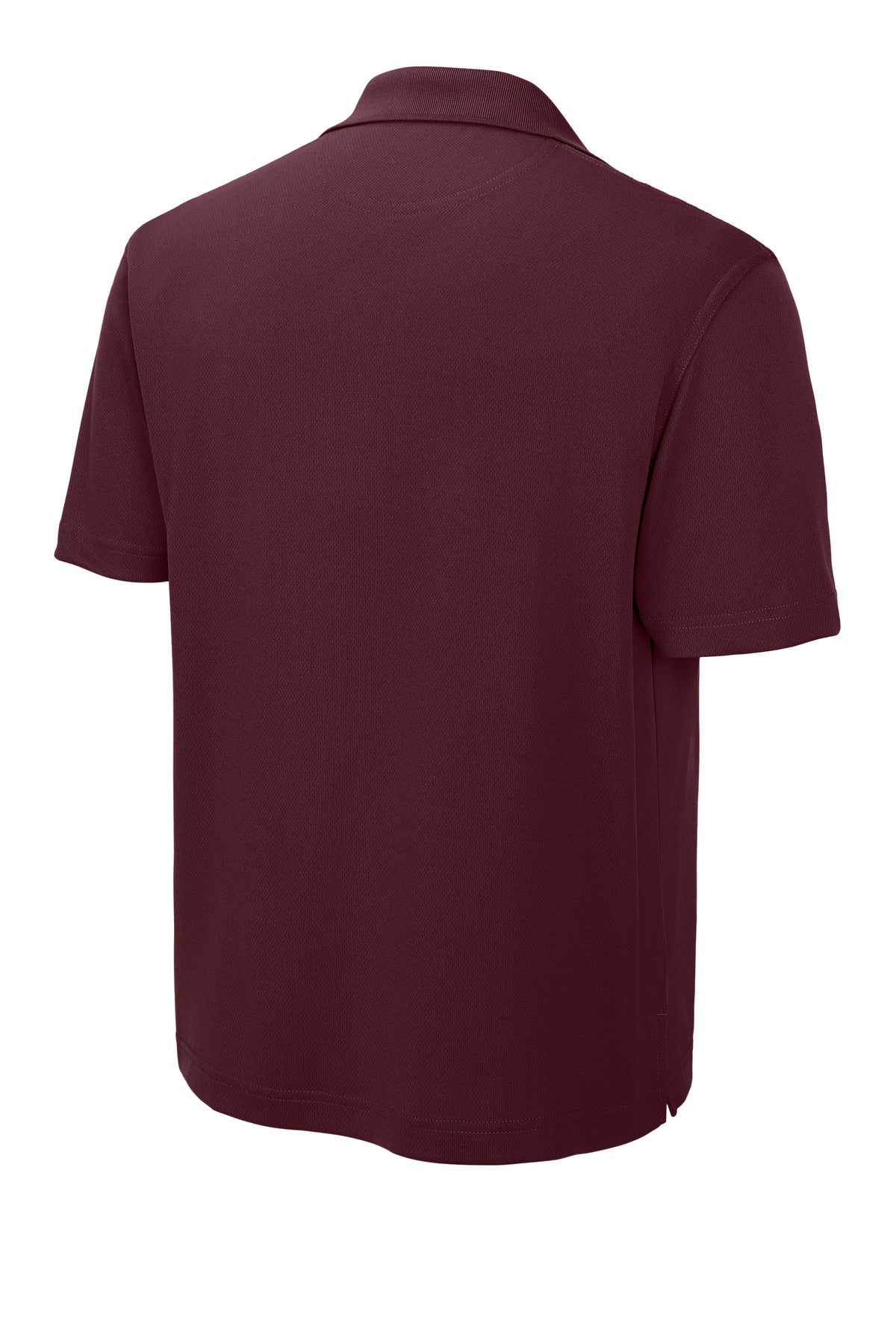 Sport-Tek Dri-Mesh Polo - Maroon - flat back