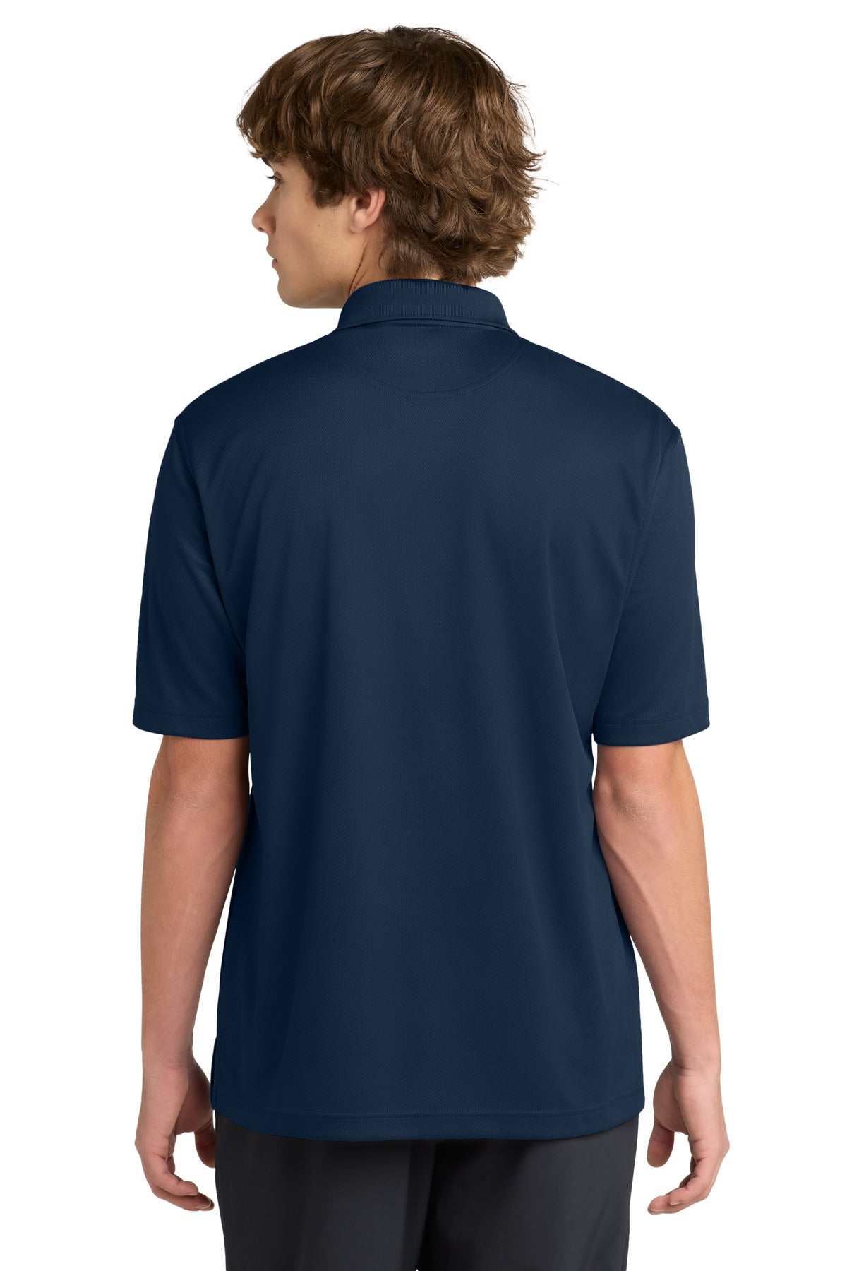Sport-Tek Dri-Mesh Polo - Navy - back