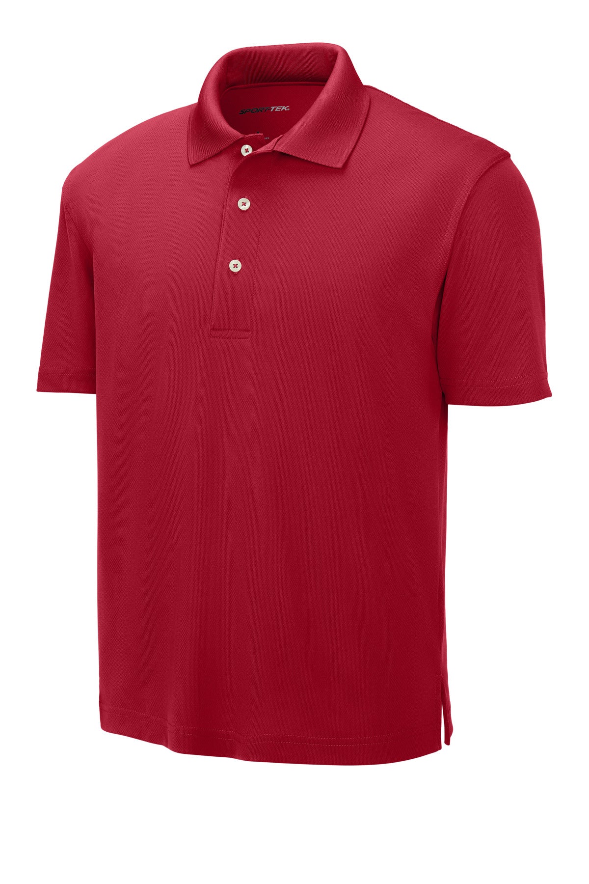 Sport-Tek Dri-Mesh Polo - Red - flat front