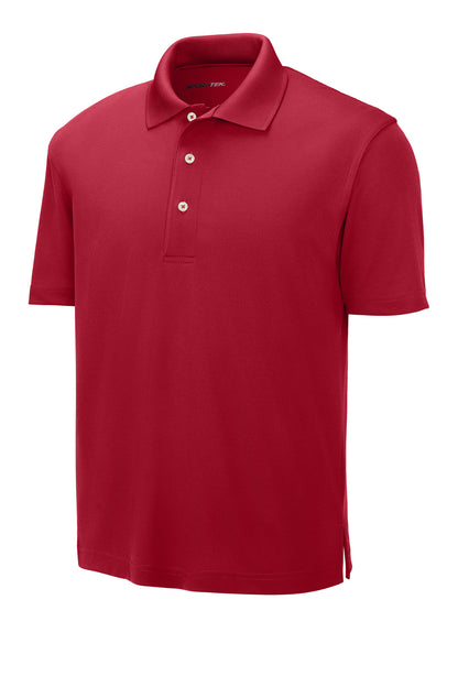 Sport-Tek Dri-Mesh Polo - Red - flat front
