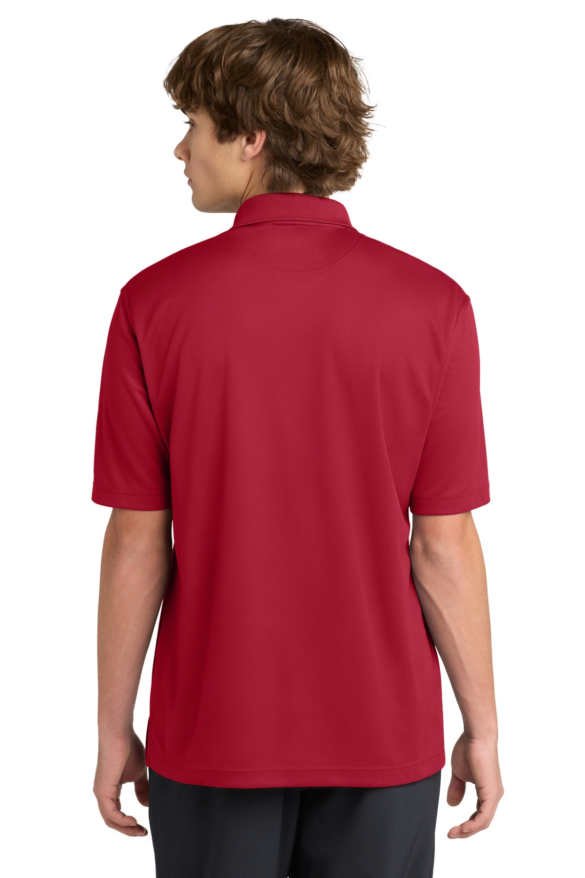 Sport-Tek Dri-Mesh Polo - Red - back