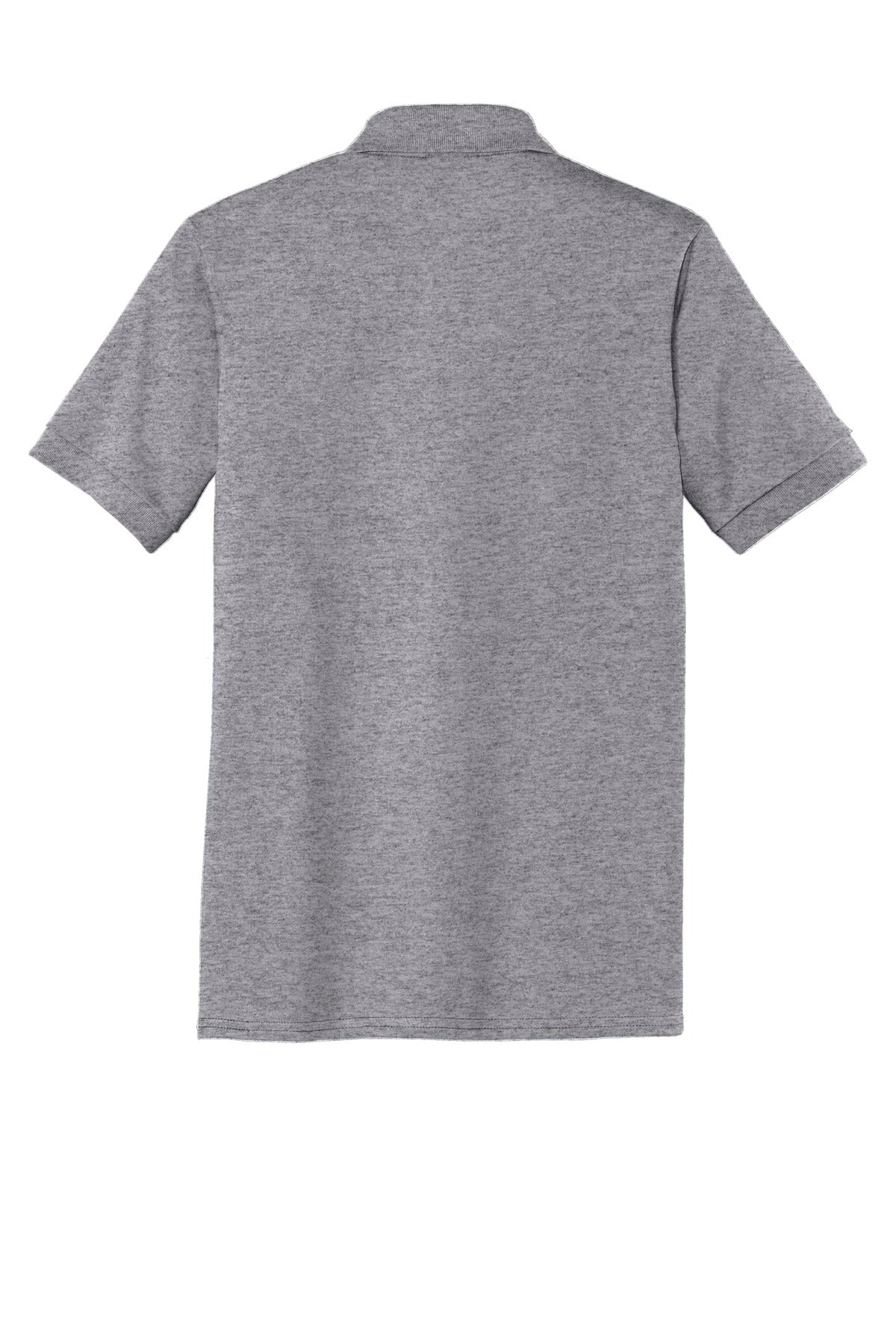 Port & Company Tall Core Blend Jersey Knit Polo - Athletic Heather - flat back