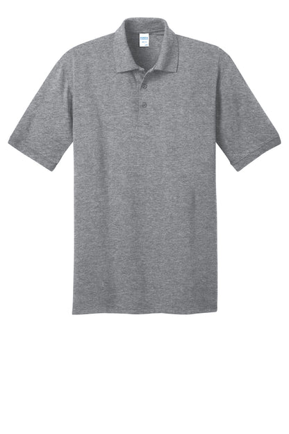 Port & Company Tall Core Blend Jersey Knit Polo - Athletic Heather - flat front