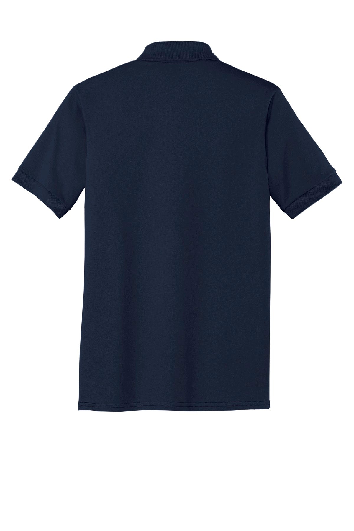 Port & Company Tall Core Blend Jersey Knit Polo - Deep Navy - flat back