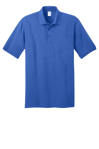 Port & Company Tall Core Blend Jersey Knit Polo - Royal - flat front