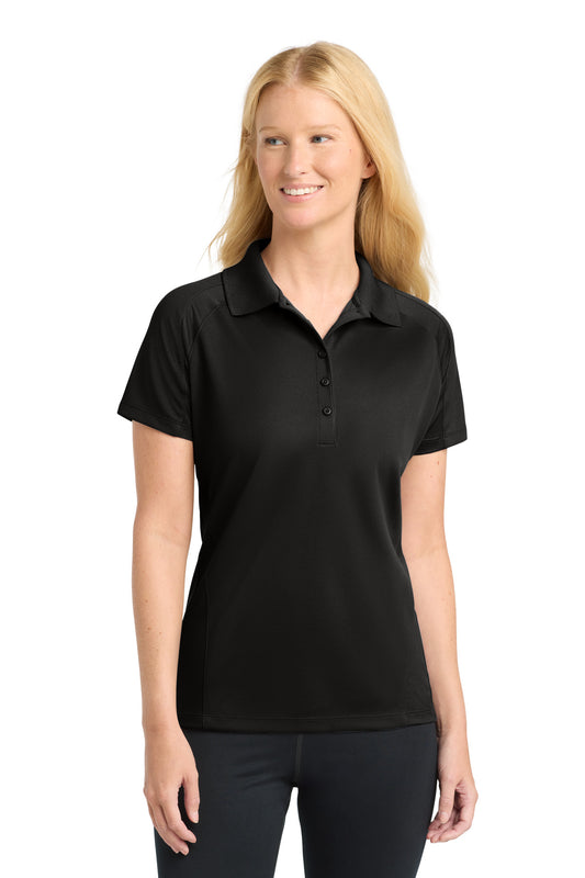 Sport-Tek Women's Dri-Mesh Pro Polo - Black - front