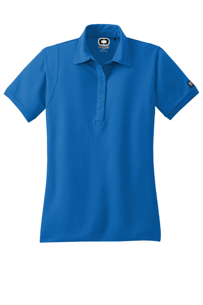 OGIO Jewel Polo - Electric Blue - flat front