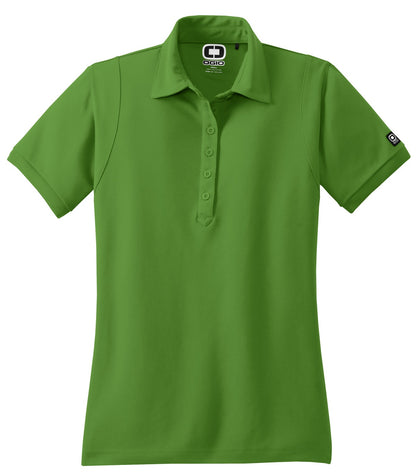OGIO Jewel Polo - Gridiron Green - flat front