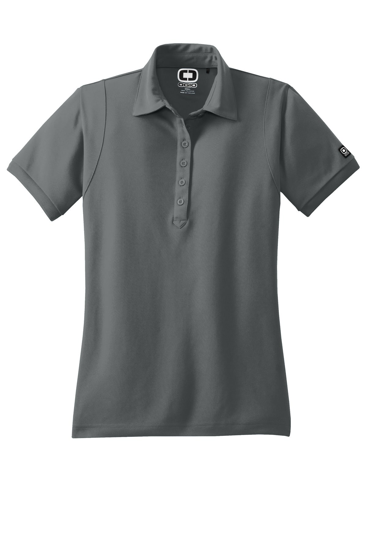 OGIO Jewel Polo - Rogue Grey - flat front