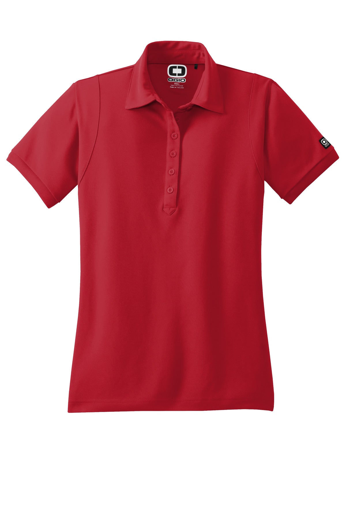 OGIO Jewel Polo - Signal Red - flat front
