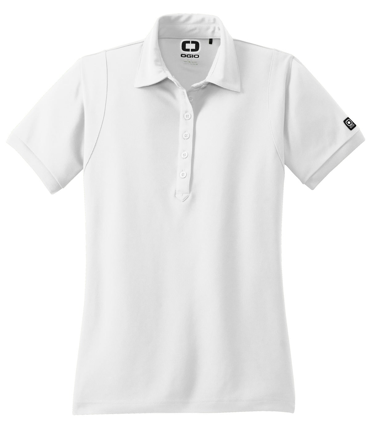 OGIO Jewel Polo - Bright White - flat front