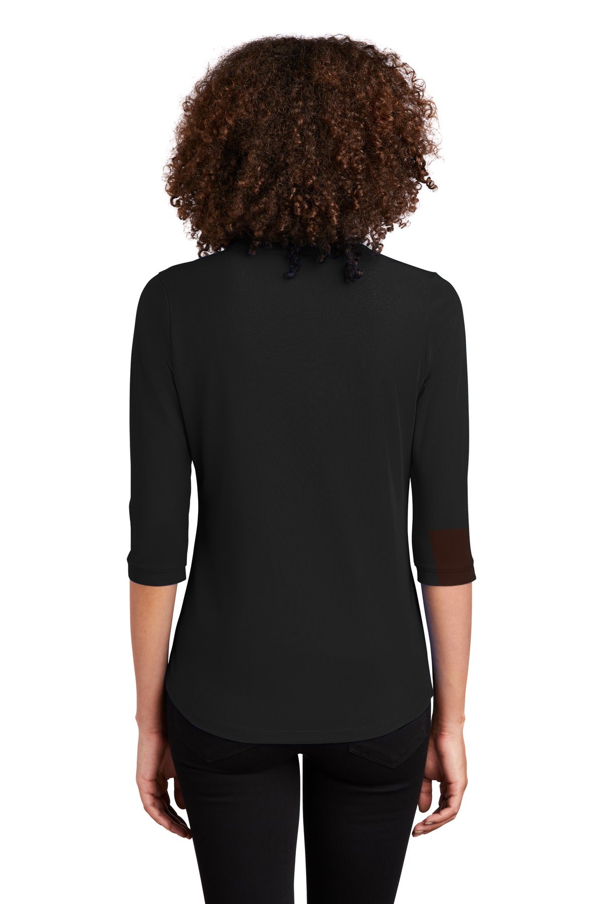 OGIO Women's Jewel Henley - Blacktop - back