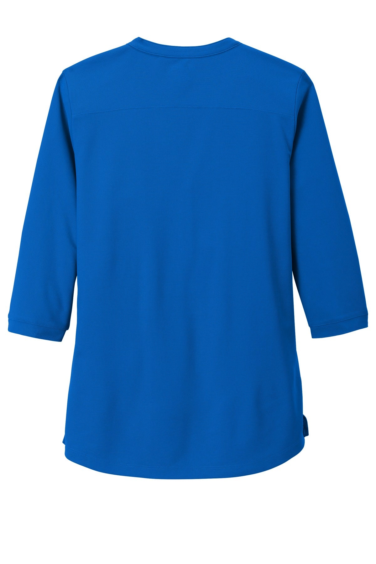 OGIO Women's Jewel Henley - Electric Blue - flat back