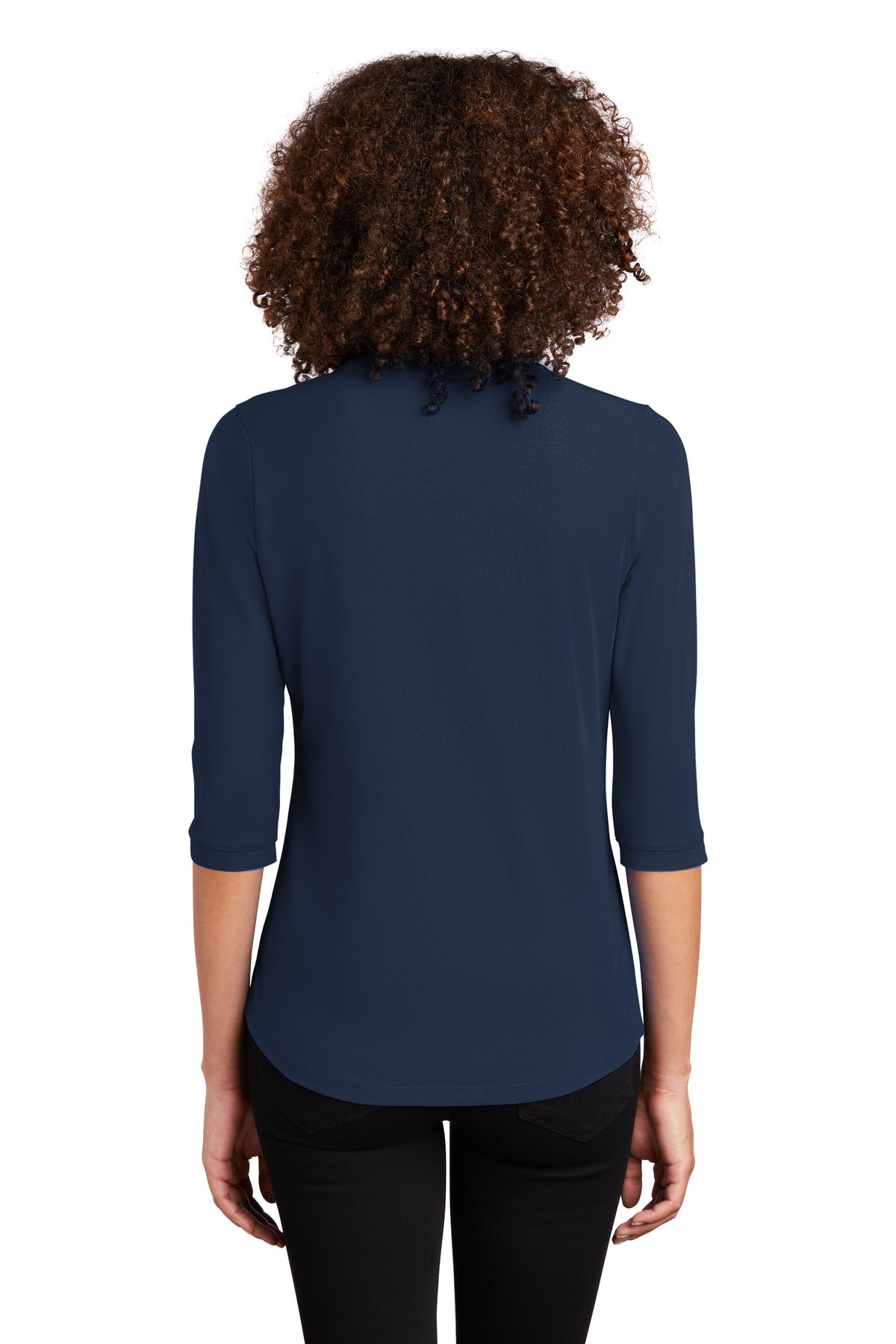 OGIO Women's Jewel Henley - Navy - back