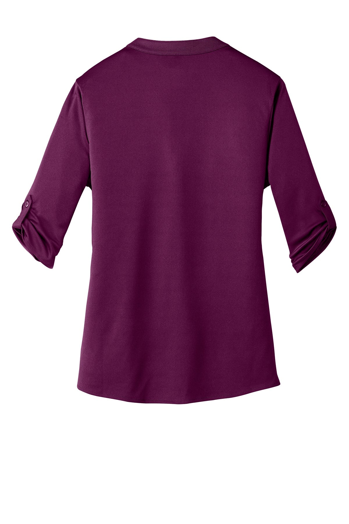 OGIO Crush Henley - Purple Luxe - flat back