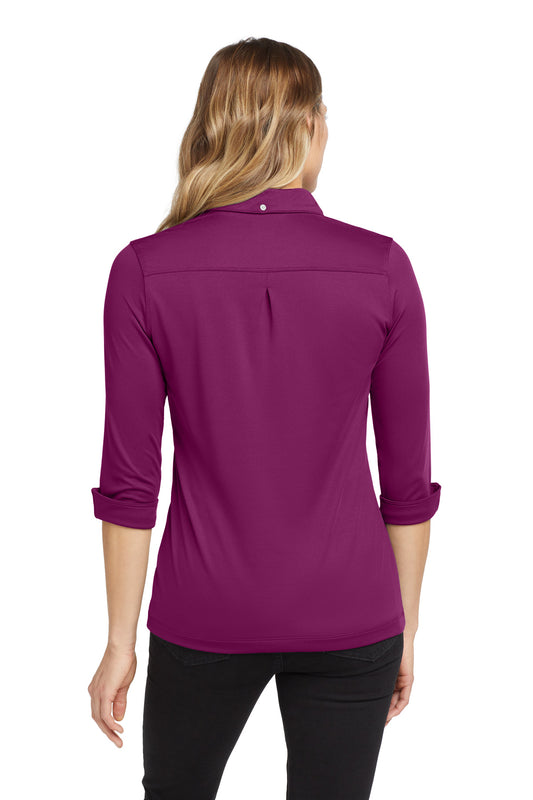 OGIO Women's Gauge Polo - Berry Burst - back