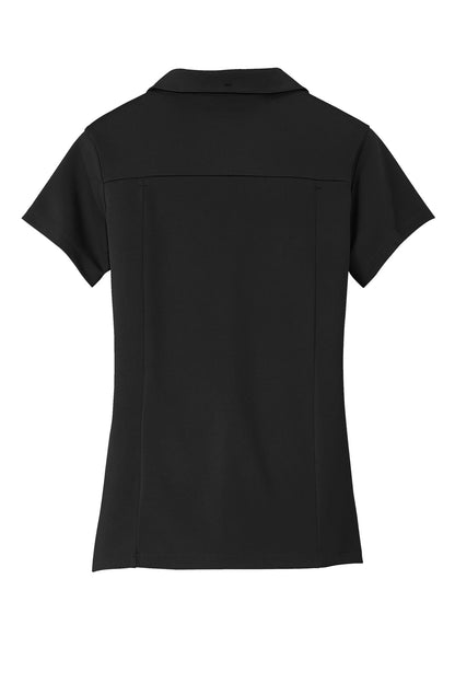 OGIO Women's Framework Polo - Blacktop - flat back