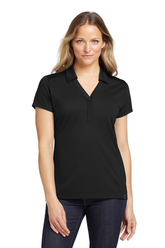 OGIO Women's Framework Polo - Blacktop - front