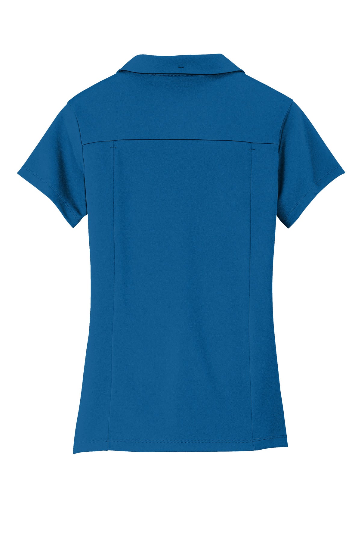 OGIO Women's Framework Polo - Bolt Blue - flat back