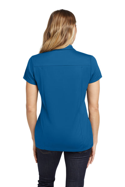 OGIO Women's Framework Polo - Bolt Blue - back