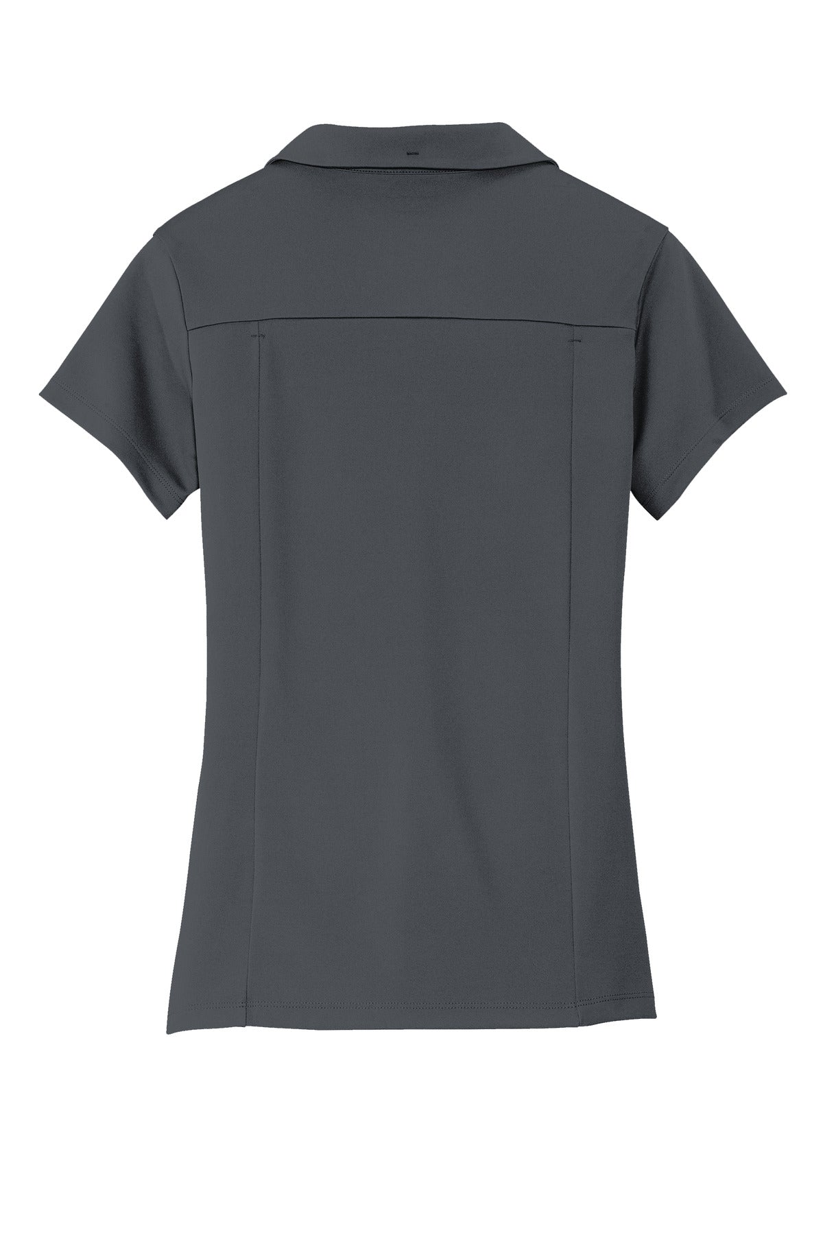 OGIO Women's Framework Polo - Diesel Grey - flat back