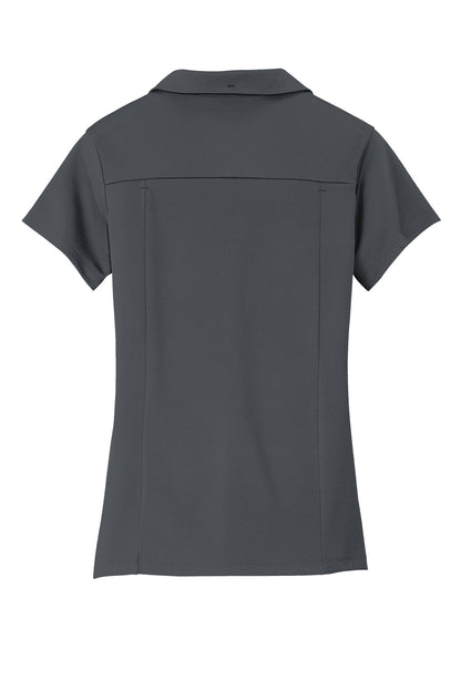 OGIO Women's Framework Polo - Diesel Grey - flat back