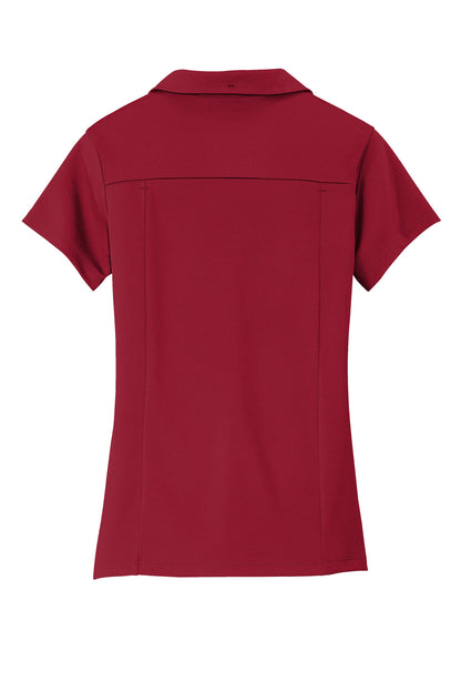 OGIO Women's Framework Polo - Signal Red - flat back