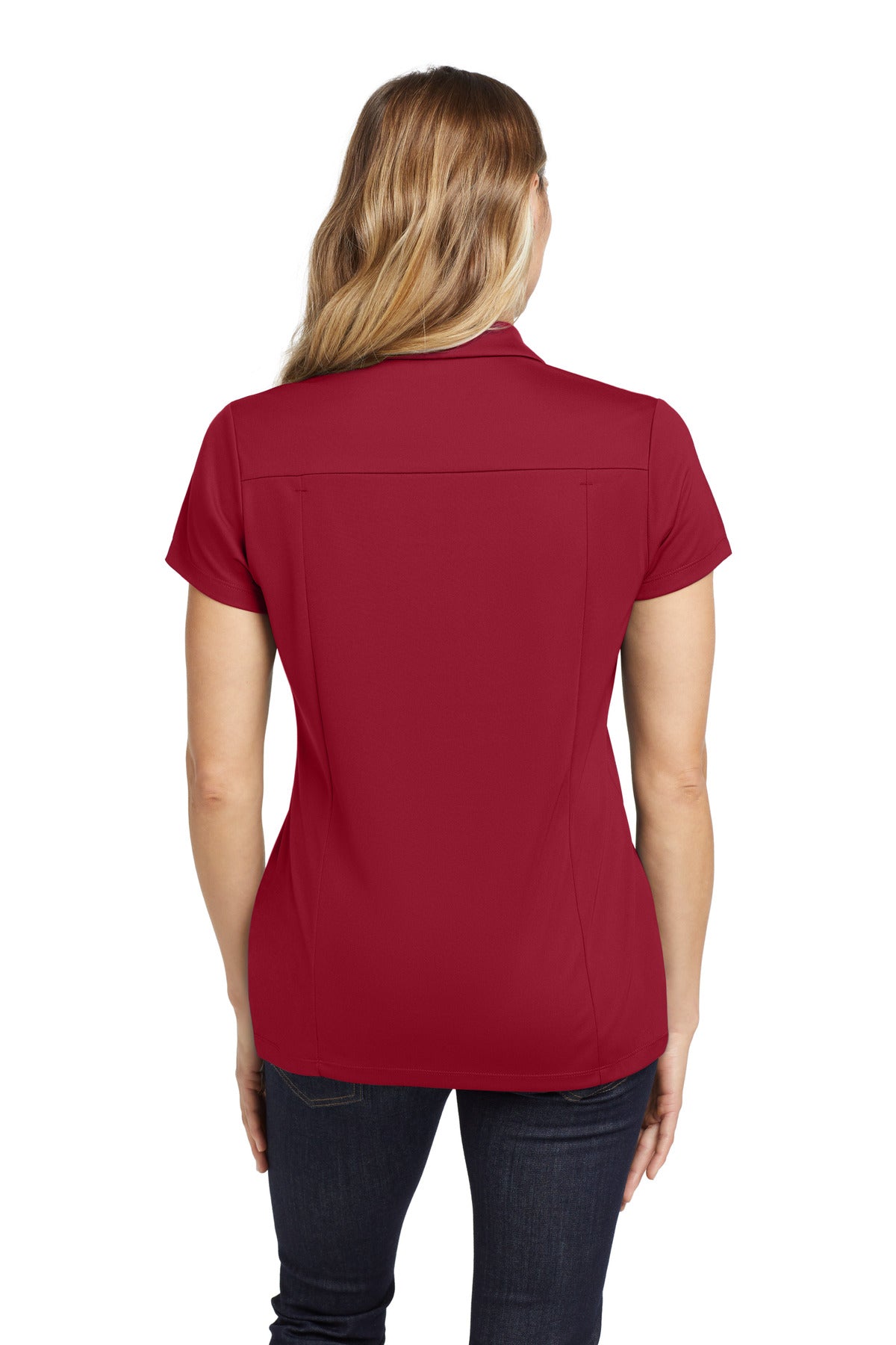 OGIO Women's Framework Polo - Signal Red - back