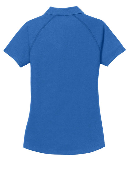 OGIO Women's Onyx Polo - Electric Blue - flat back