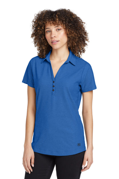 OGIO Women's Onyx Polo - Electric Blue - front