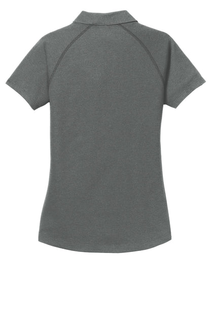OGIO Women's Onyx Polo - Petrol Grey - flat back