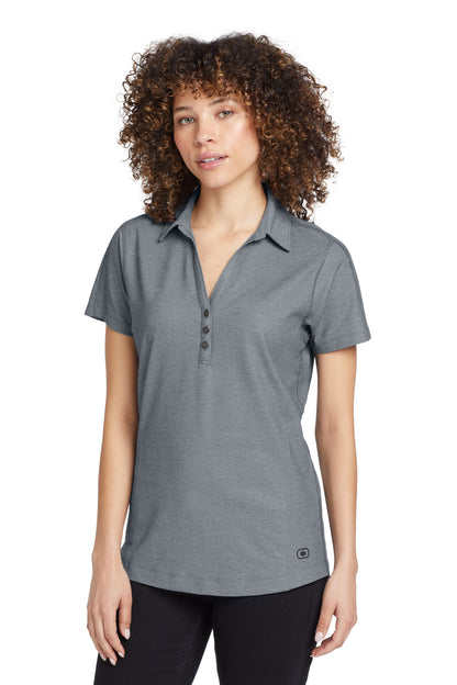 OGIO Women's Onyx Polo - Petrol Grey - front