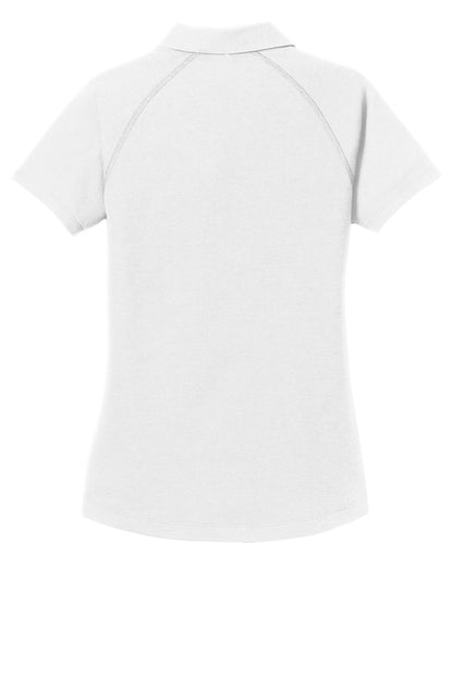 OGIO Women's Onyx Polo - White - flat back