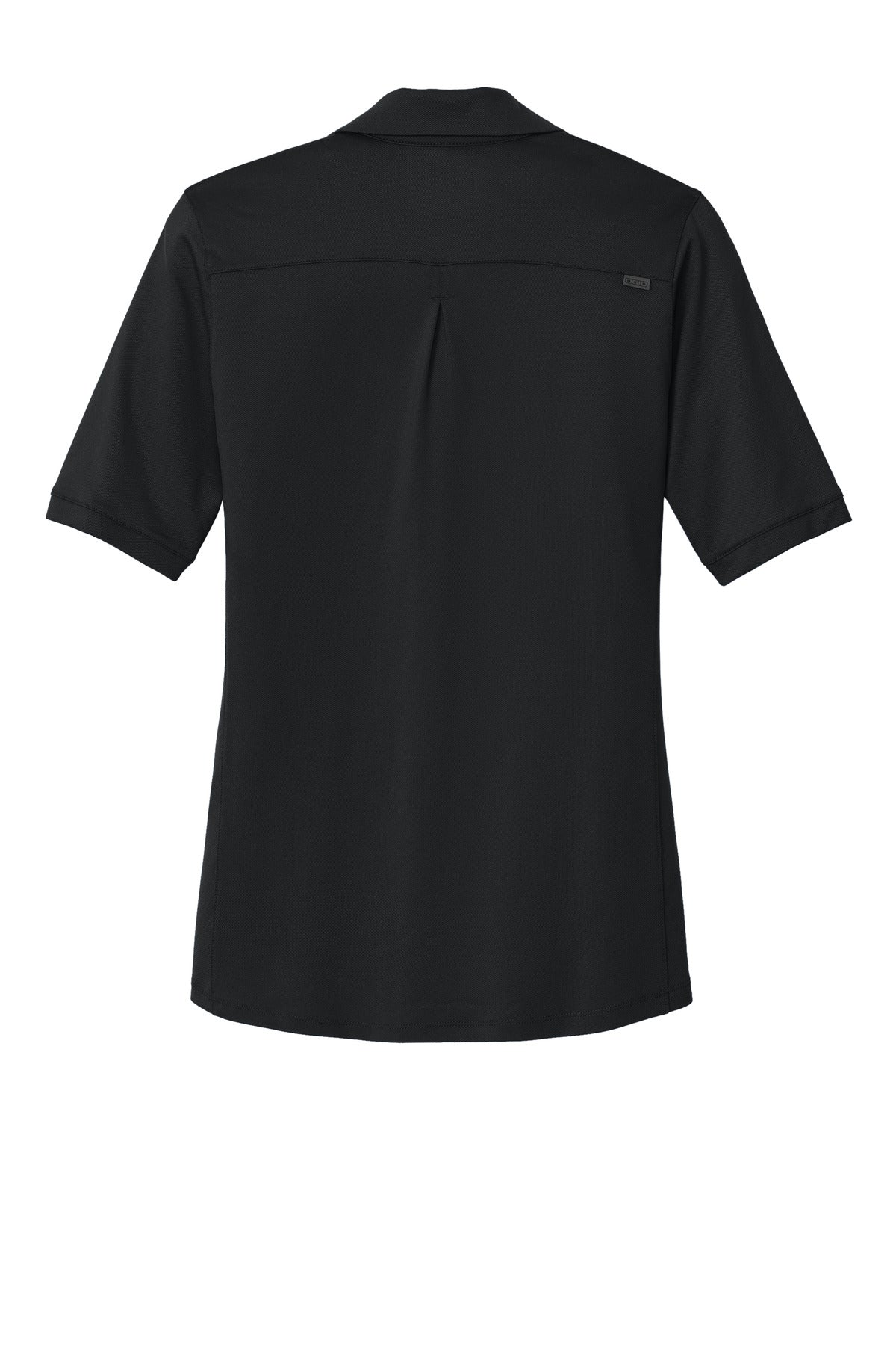 OGIO Women's Metro Polo - Blacktop - flat back