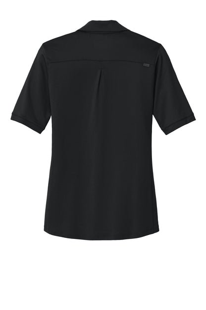 OGIO Women's Metro Polo - Blacktop - flat back