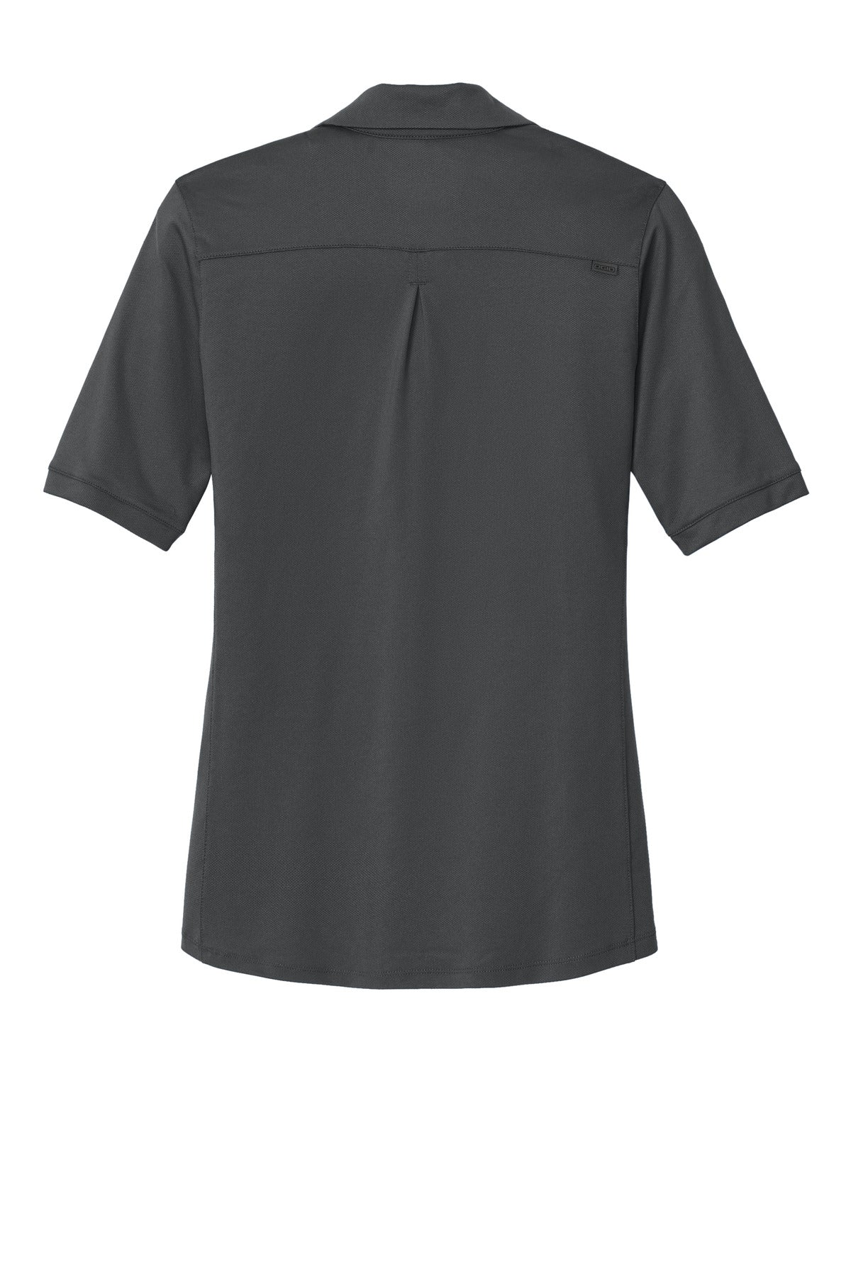 OGIO Women's Metro Polo - Diesel Grey - flat back