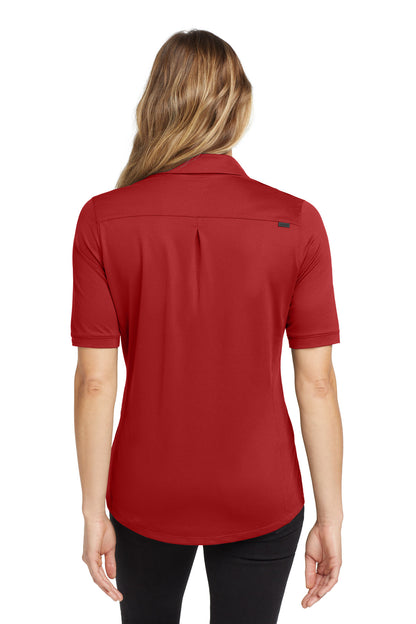 OGIO Women's Metro Polo - Ripped Red - back