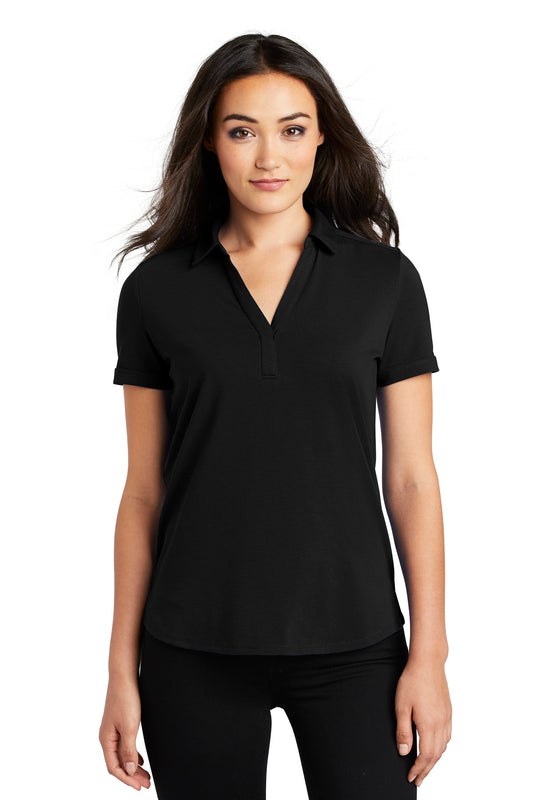 OGIO Women's Limit Polo - Blacktop - front