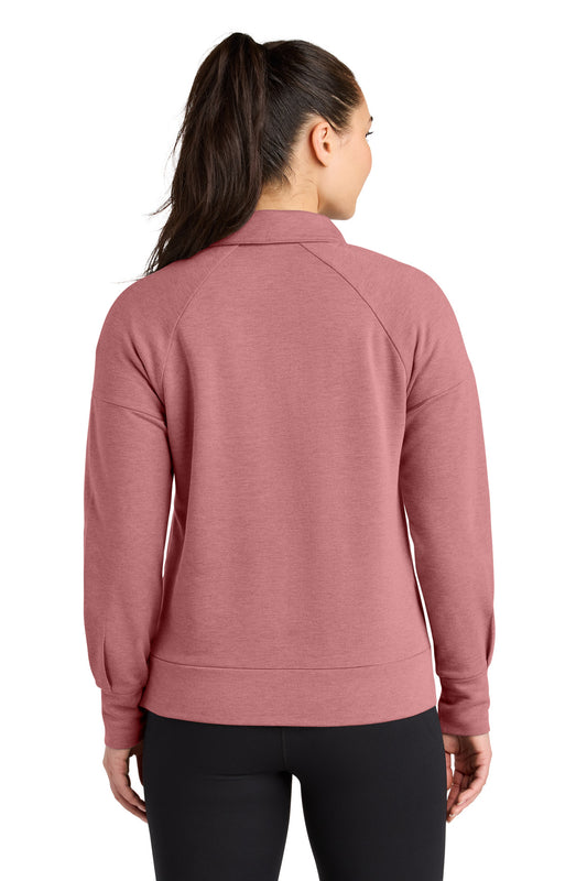 OGIO Women's Luuma 1/2-Zip - Desert Pink - back