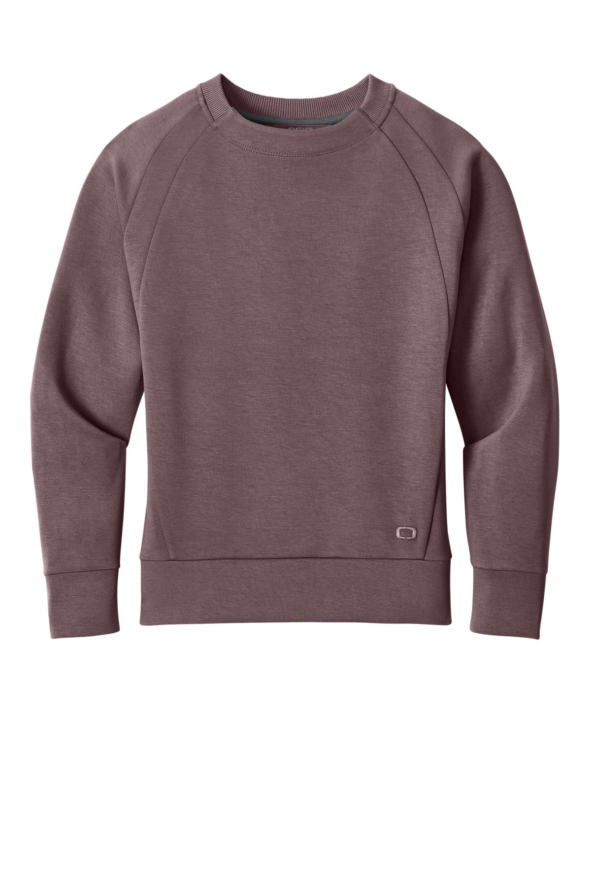 OGIO Women's Transcend Pullover - Ashen Plum - flat front