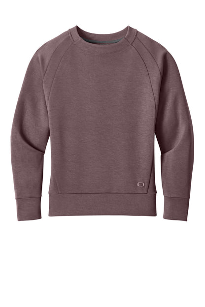 OGIO Women's Transcend Pullover - Ashen Plum - flat front
