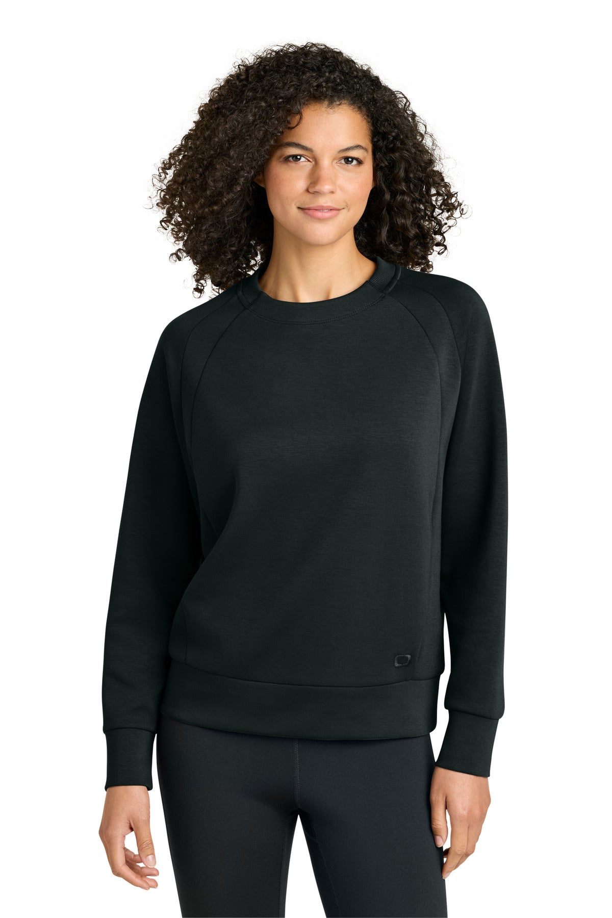 OGIO Women's Transcend Pullover - Blacktop - front