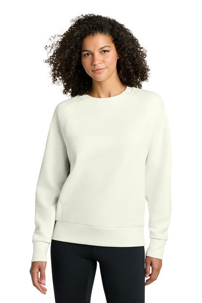 OGIO Women's Transcend Pullover - Opal White - front