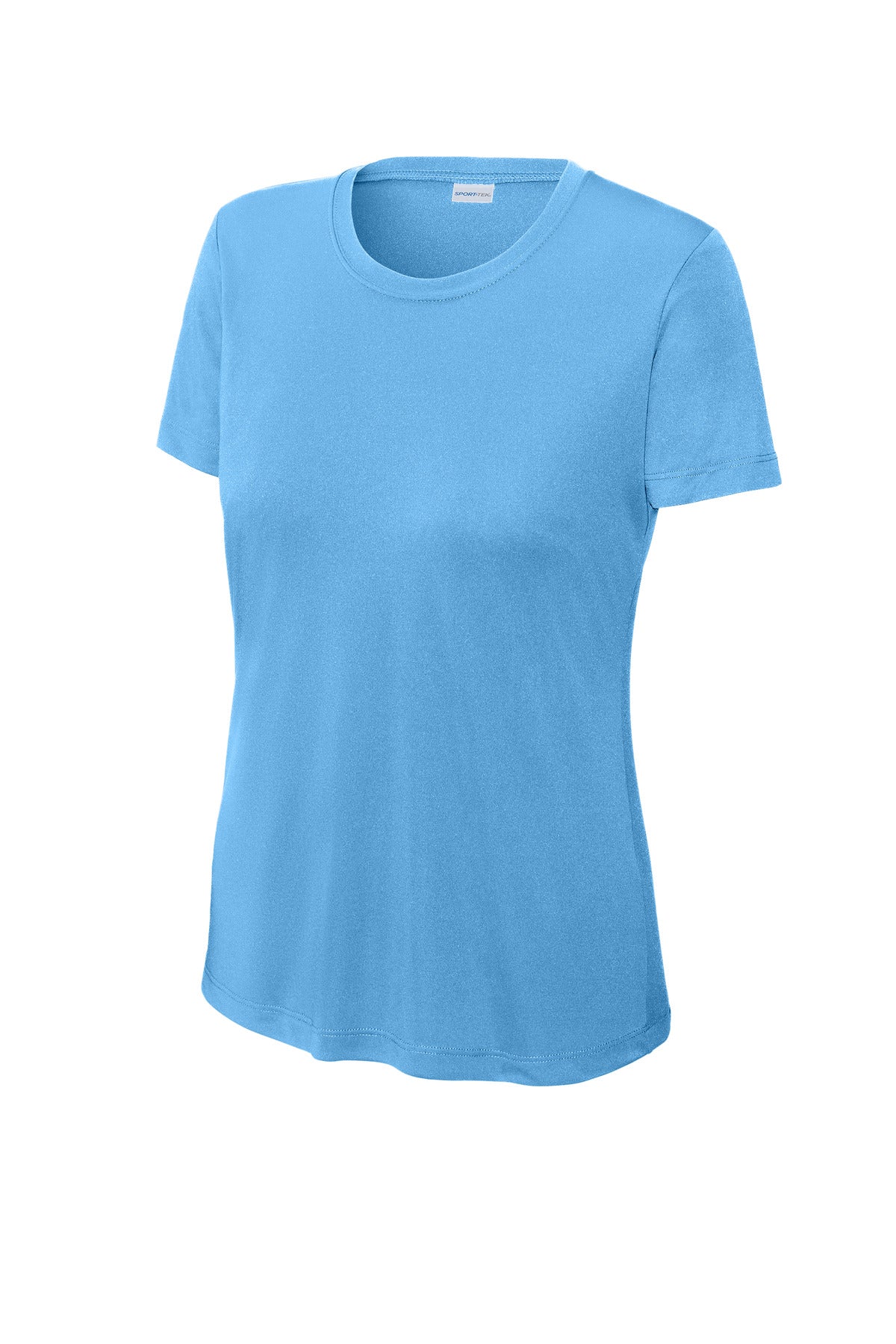 Sport-Tek Women's PosiCharge Competitor Tee - Carolina Blue - flat front